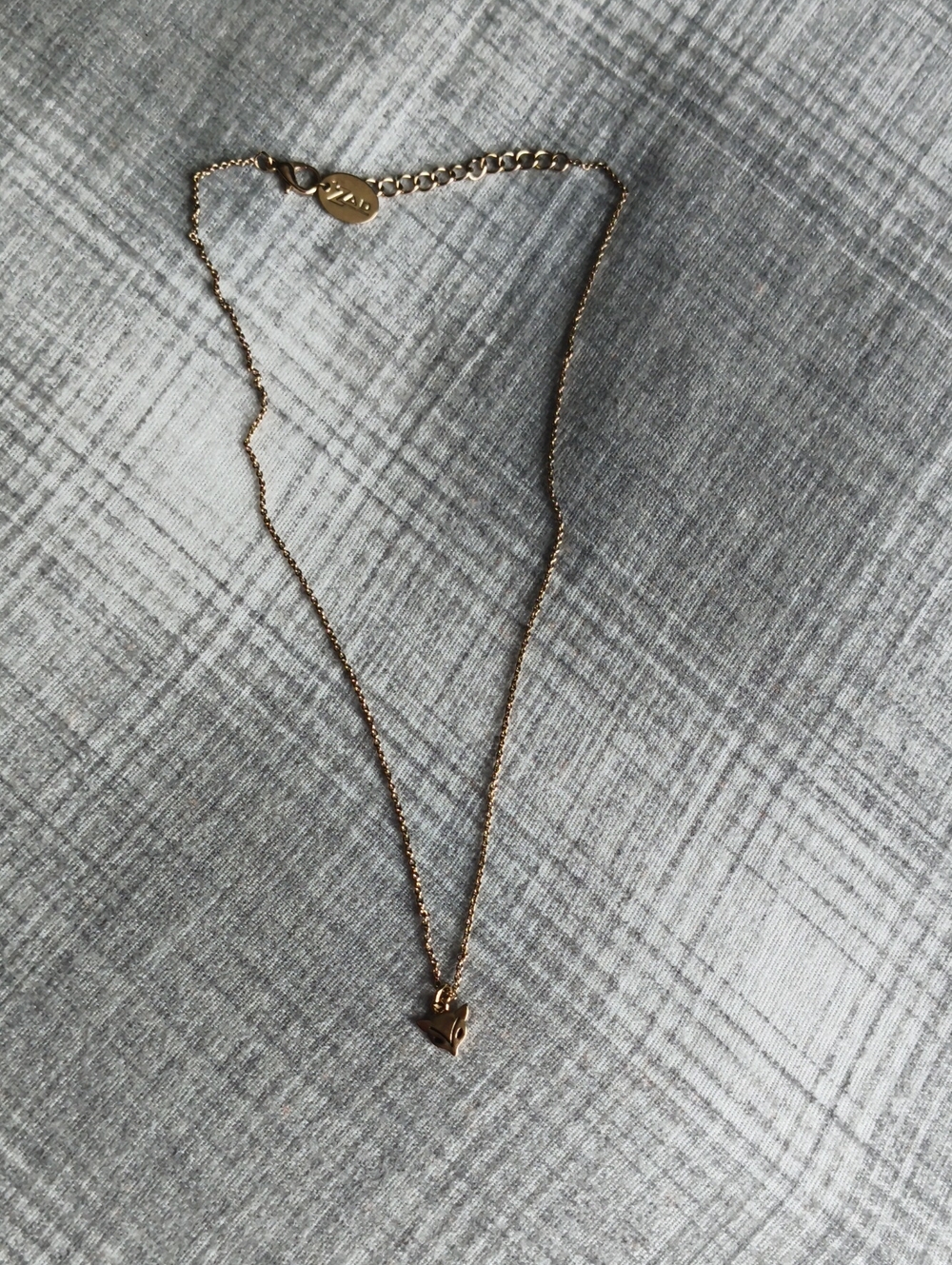 Delicate Gold Fox Pendant Necklace